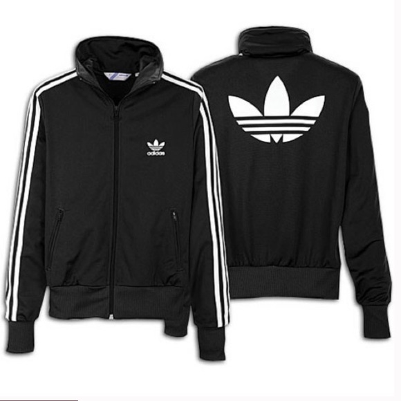 RARE Adidas Originals Black 3-stripe Zip Sweater - Picture 1 of 6